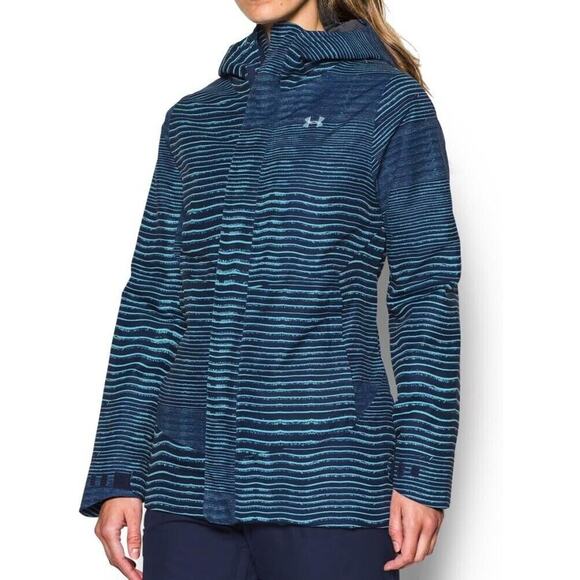 Under Armour ColdGear Infrared Powerline Insulated ski coat In Teal SZ SM - Picture 1 of 9